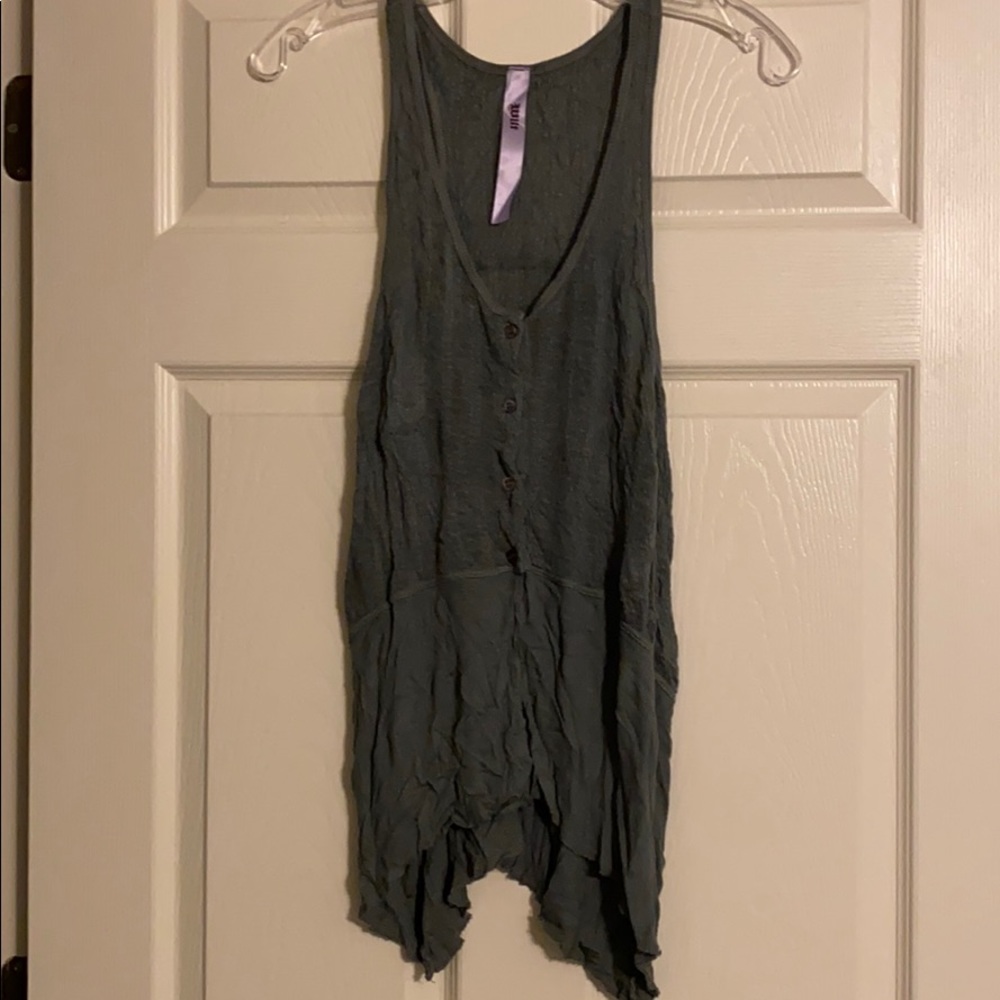 Wilt racerback Henley tank